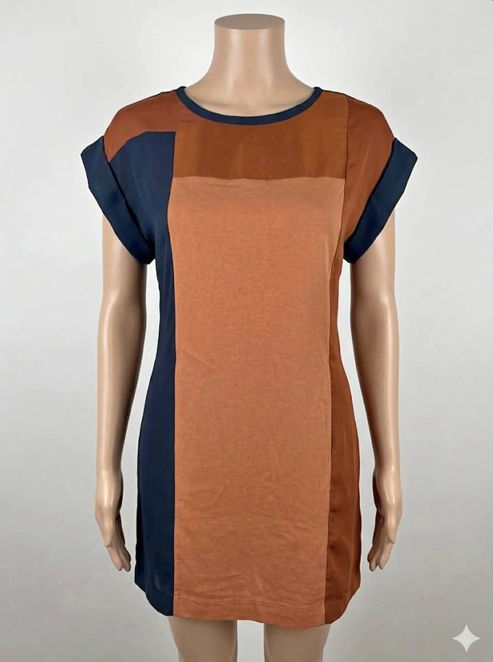 H and M Colour Block T-Shirt Dress size 4