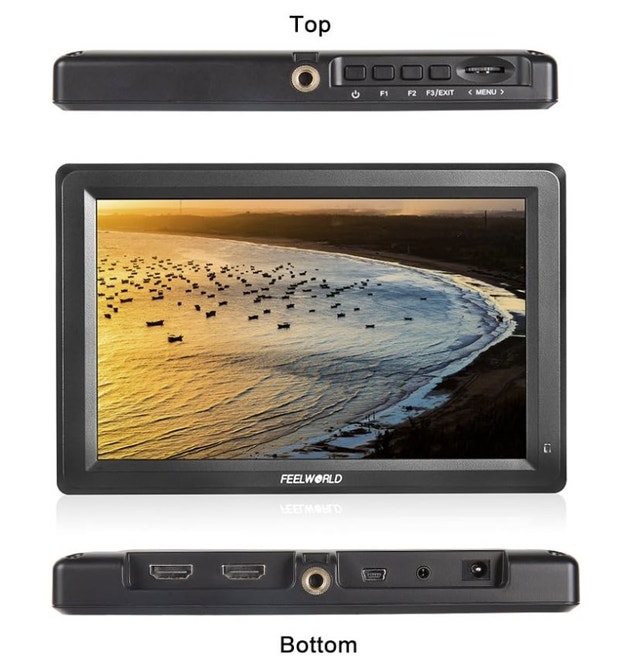 FeelWorld 7" 4K IPS LCD On-Camera HDMI Field Monitor