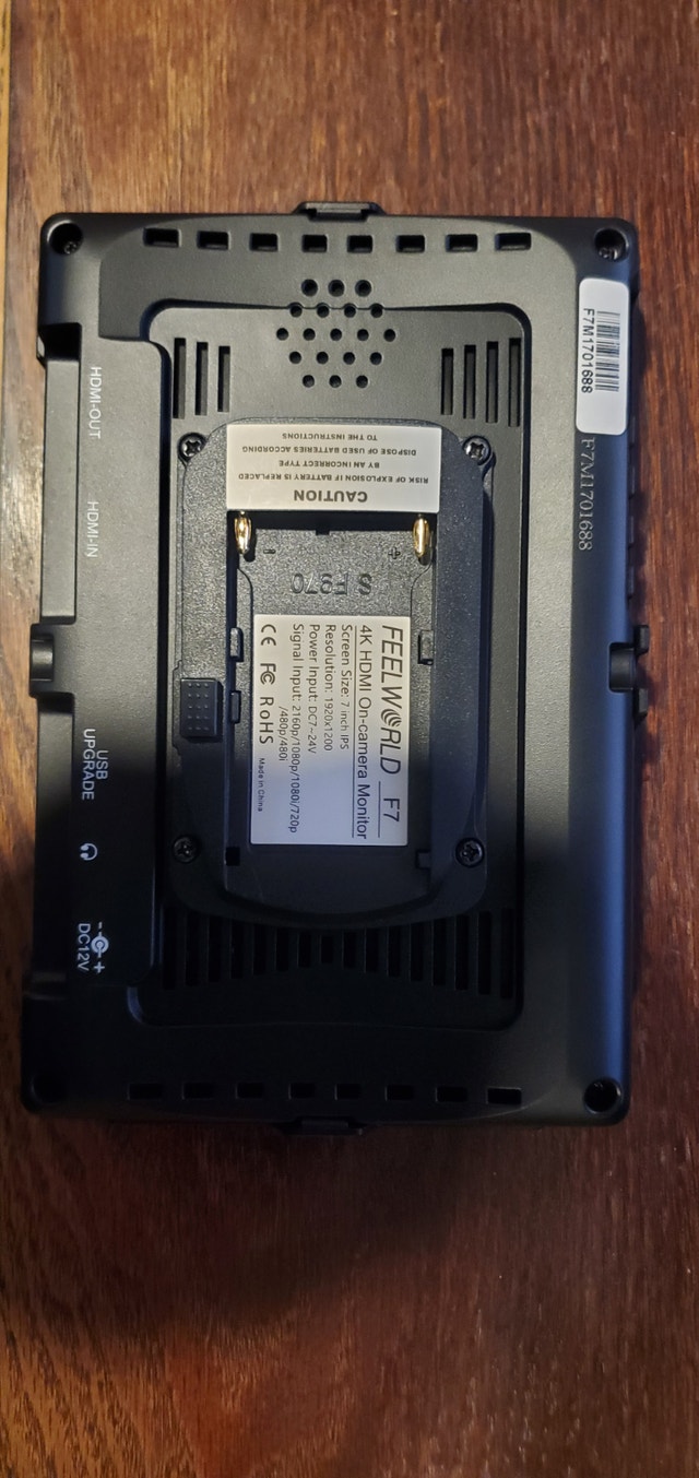 FeelWorld 7" 4K IPS LCD On-Camera HDMI Field Monitor - photo 2