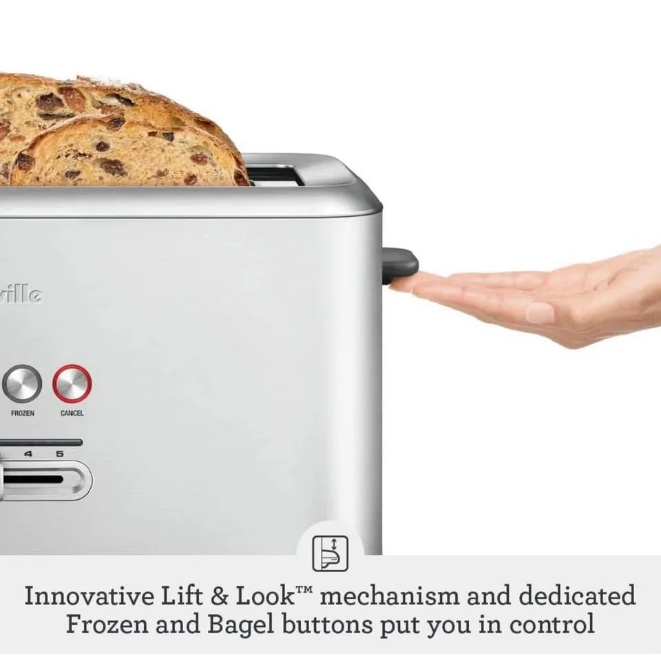 New in box Breville A Bit More 4-slice toaster - silver image indicator(6)