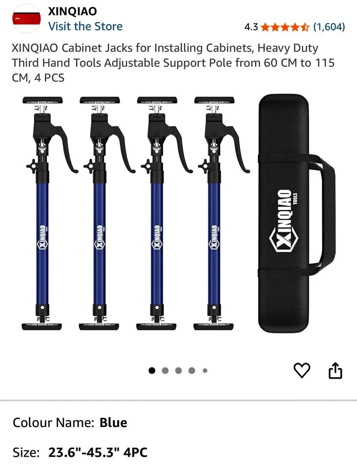 Xinqiao Cabinet Jacks - 4pcs thumbnail