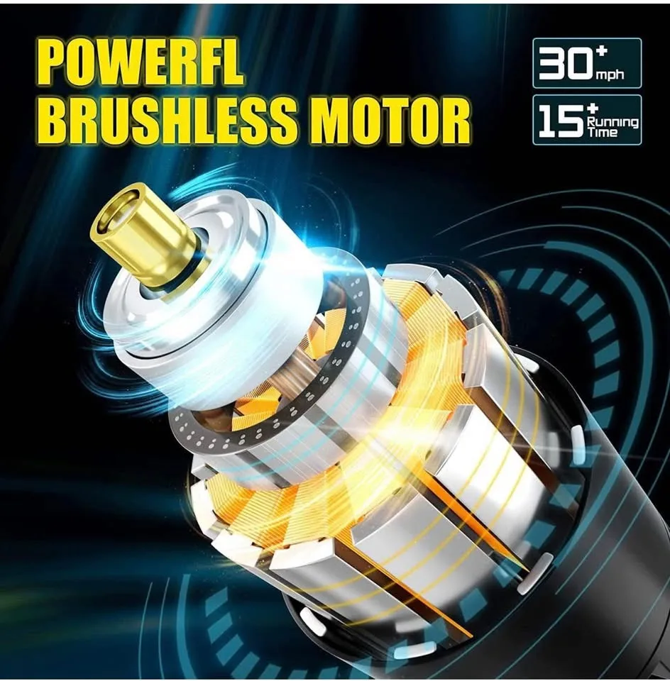 New in box Hosim brushless RC boat with 2 batteries - Red image indicator(3)