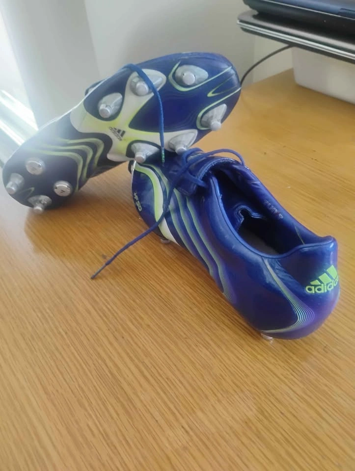 Adidas F50 blue green soccer cleats size 11 - photo 3