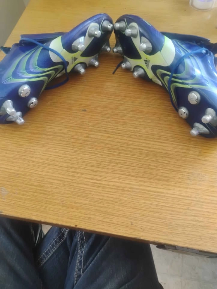 Adidas F50 blue green soccer cleats size 11 - photo 5