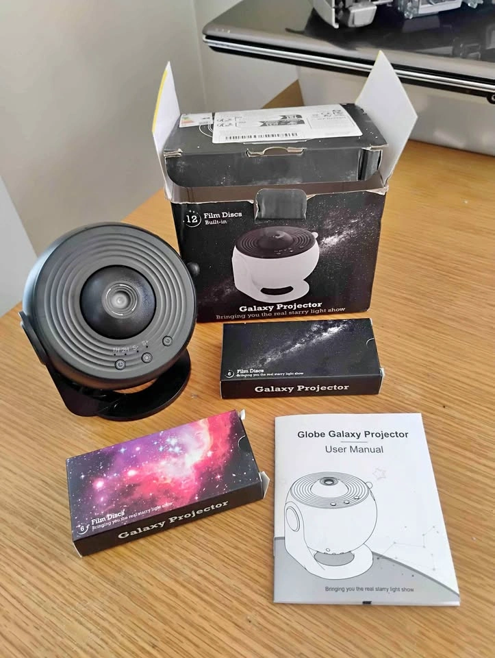 Globe Galaxy Projector w/ 18 Film Discs HD Projection