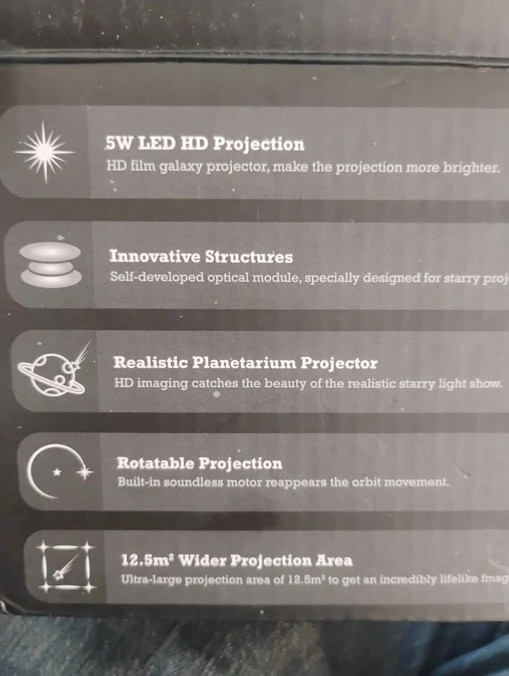 Globe Galaxy Projector w/ 18 Film Discs HD Projection - photo 4