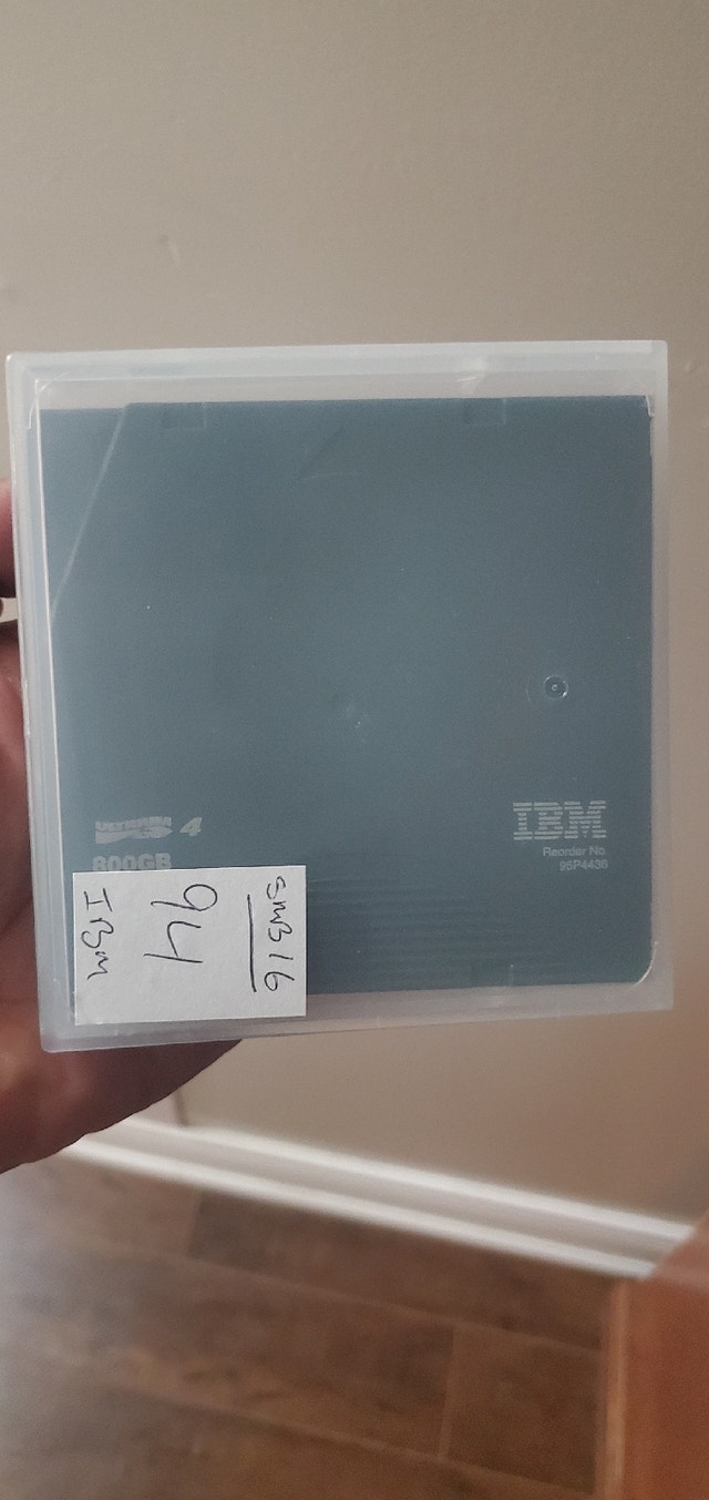 IBM 95P4436 LTO Ultrium 4 Tape Cartridge (800GB/1.6TB)