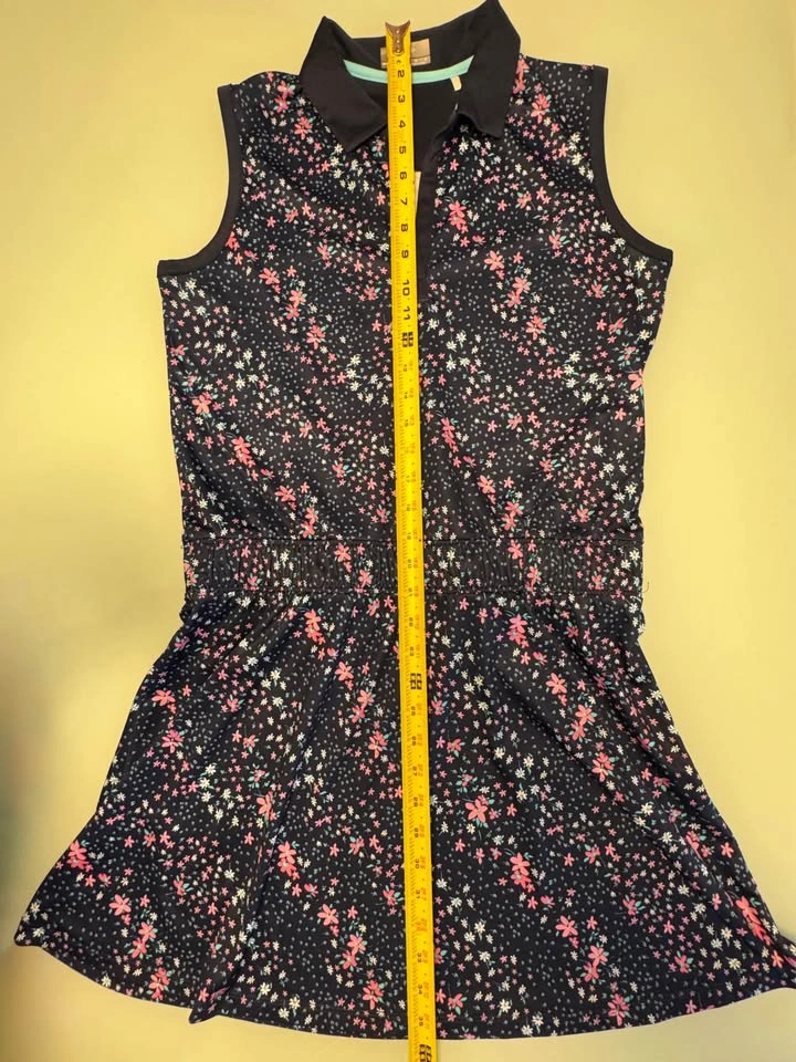 Callaway Opti-Dri Floral Sleeveless Golf Dress - Navy/Pink - Med - photo 3