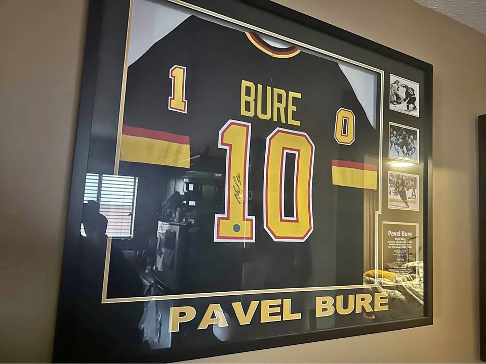 Pavel Bure Signed Jersey With Career Highlights – Mint Condition