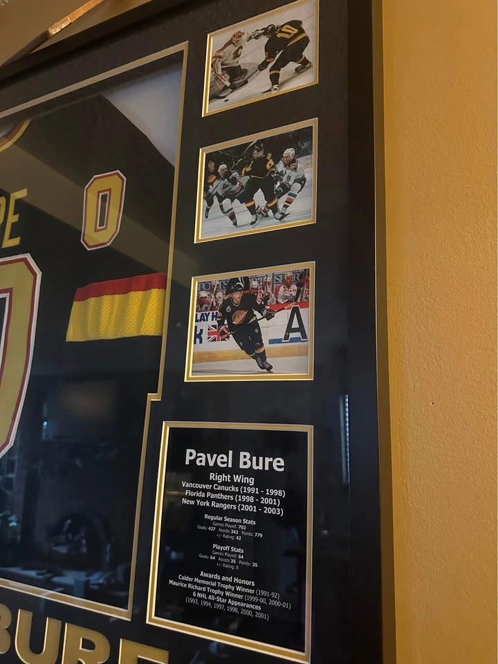 Pavel Bure Signed Jersey With Career Highlights – Mint Condition - photo 3
