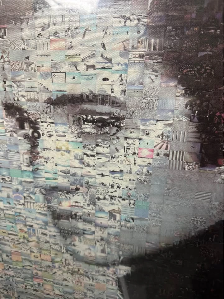 Framed Elvis Presley Art - Signed Neil J. Farkas Mosaic Seriolit - photo 3