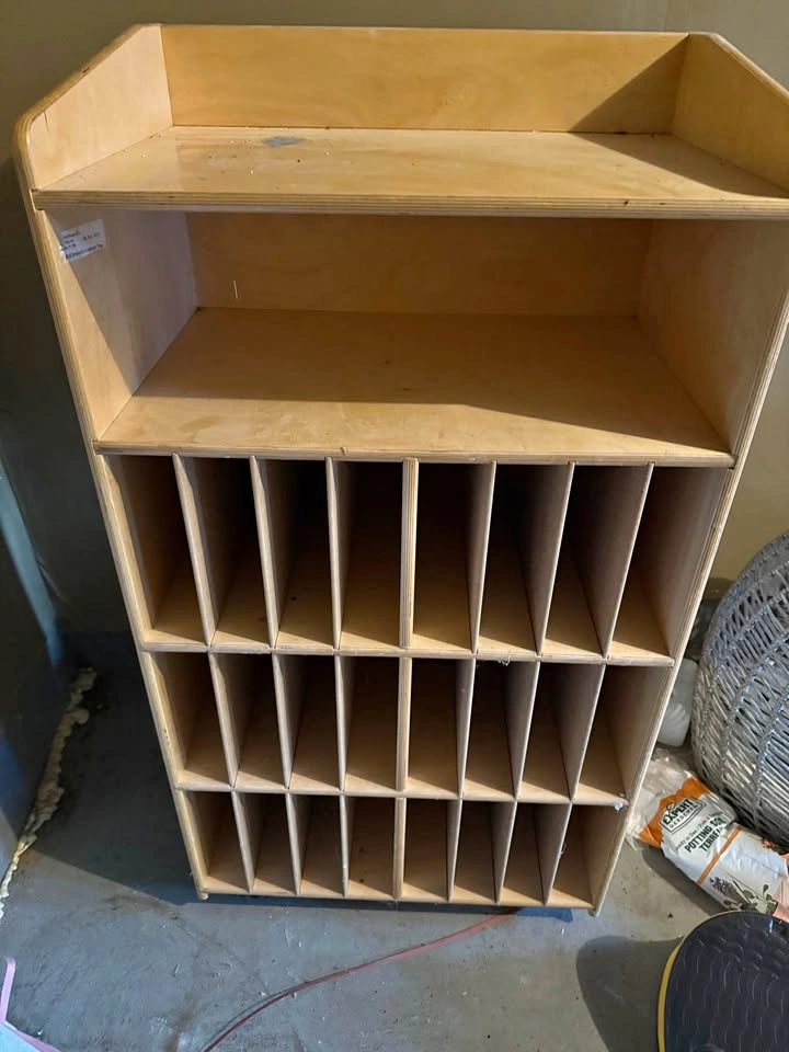 Wood Classroom Cubby Organizer / Mail Sorter – 24 Slot