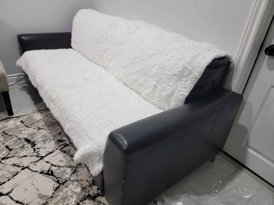 Synthetic leather couch - photo 2