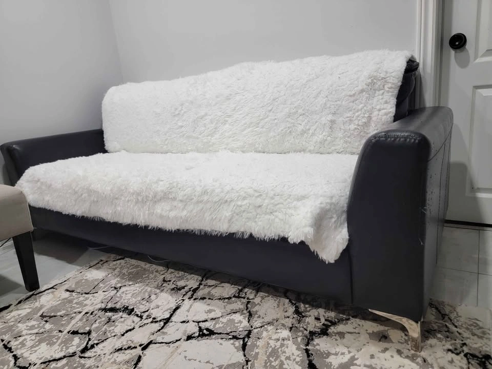 Synthetic leather couch - photo 3