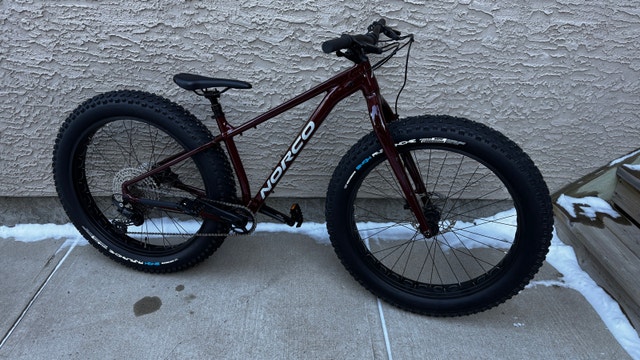 Norco Bigfoot 2 Fat Bike - Small, Dark Red/Burgundy - photo 2