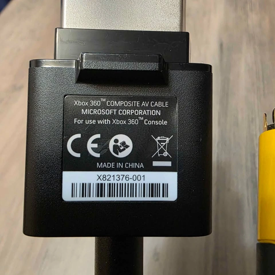 Xbox 360 Composite A/V Cable - photo 3