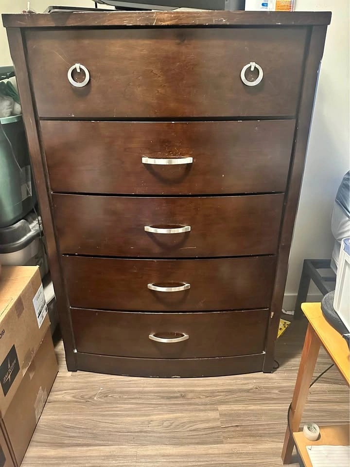 Tall 5 Drawer Dresser