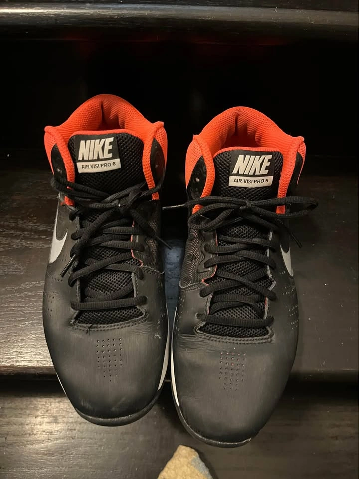 Nike Air Visi Pro Orange Basketball Shoes - photo 5