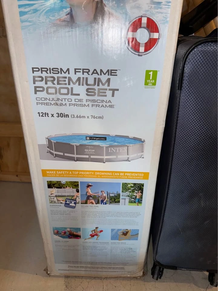 12' x 30" Round Frame Pool - Patched & Tested - photo 2