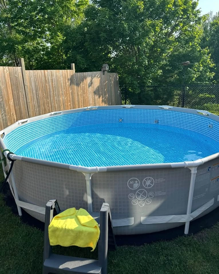 12' x 30" Round Frame Pool - Patched & Tested - photo 3
