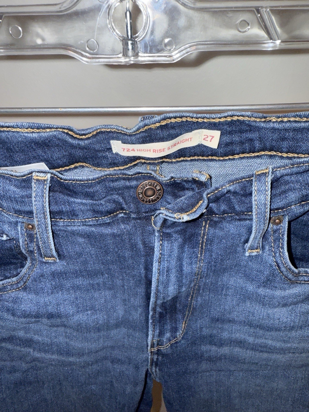 Levi's Jeans Women's Size 5 Blue Skinny Low Rise Vintage Y2K Dis - photo 2