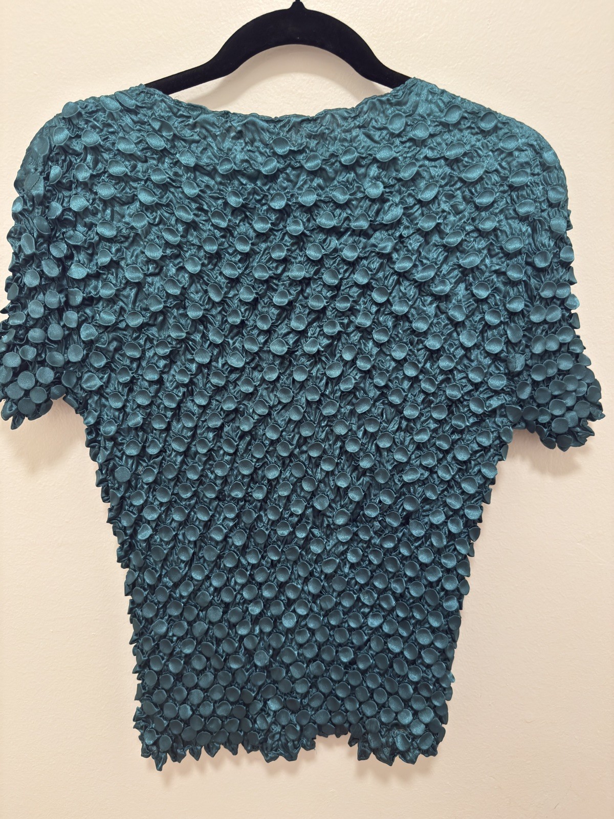 FC Vintage 90s Turquoise Popcorn Top One Size Fits All - photo 4