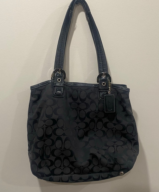 Coach Soho Signature Monogram Tote Bag