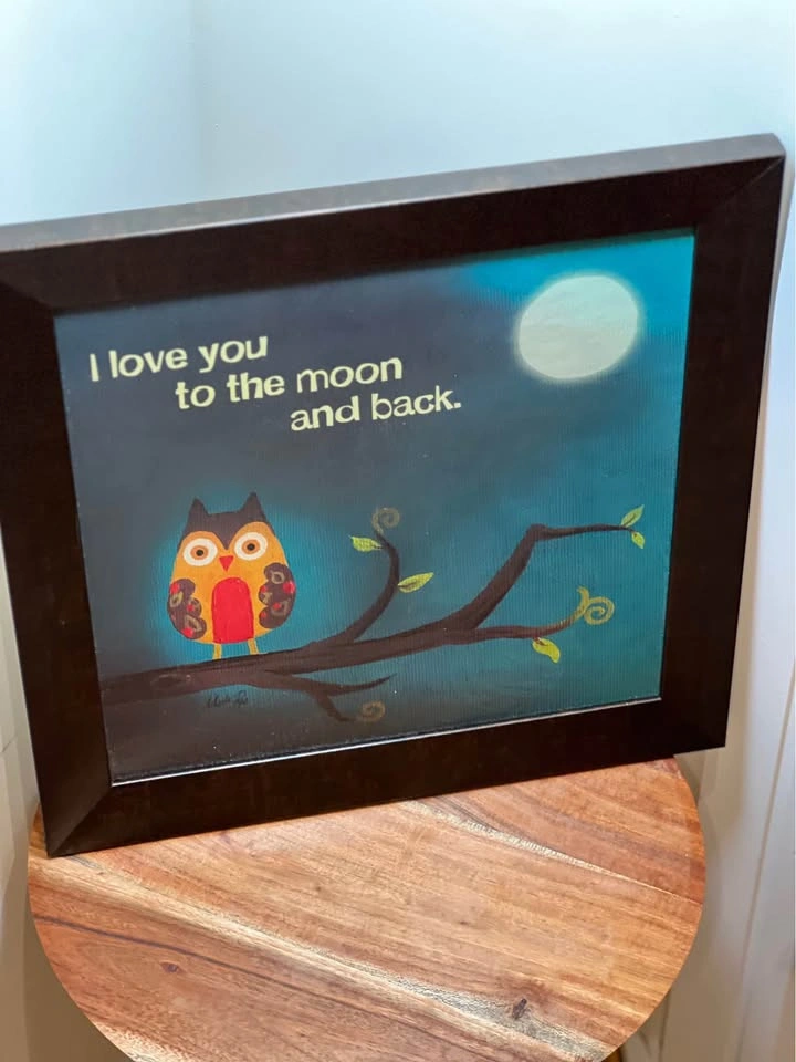 Marla Rae "To the Moon I" Framed Print 14.5x14.5 - photo 2
