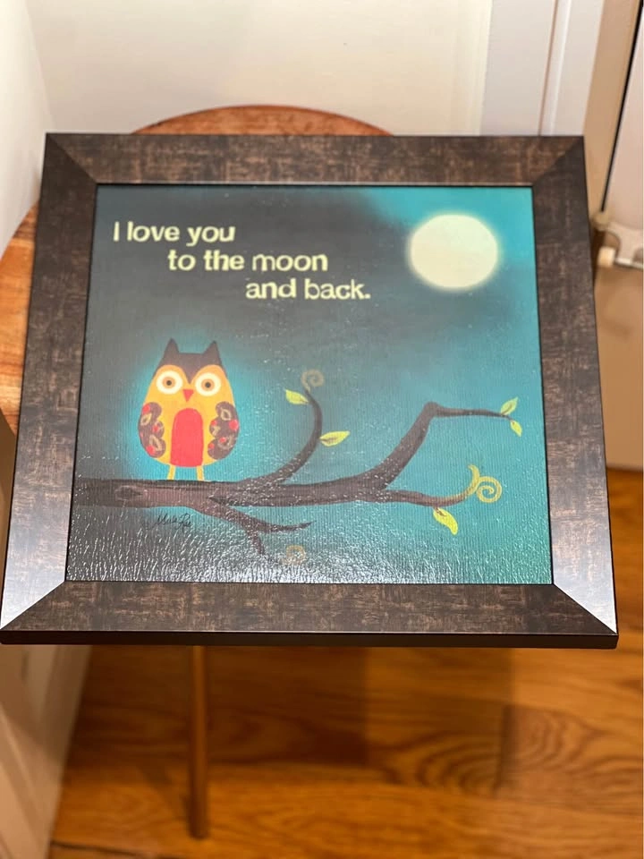 Marla Rae "To the Moon I" Framed Print 14.5x14.5 - photo 3