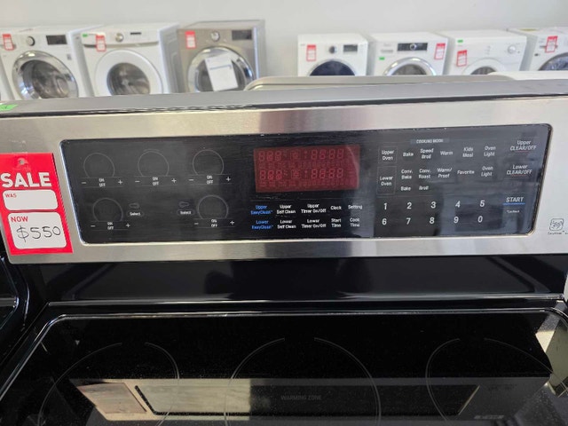 LG 30" Double Oven Electric Range Stainless – $550 - photo 2