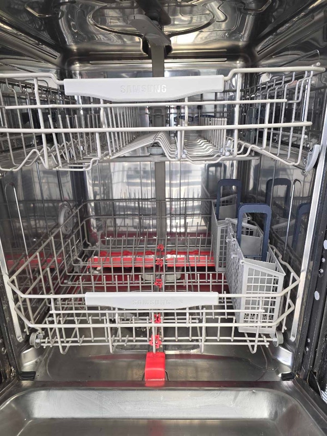 Samsung 24" WaterWall Dishwasher Black SS – $330 - photo 4