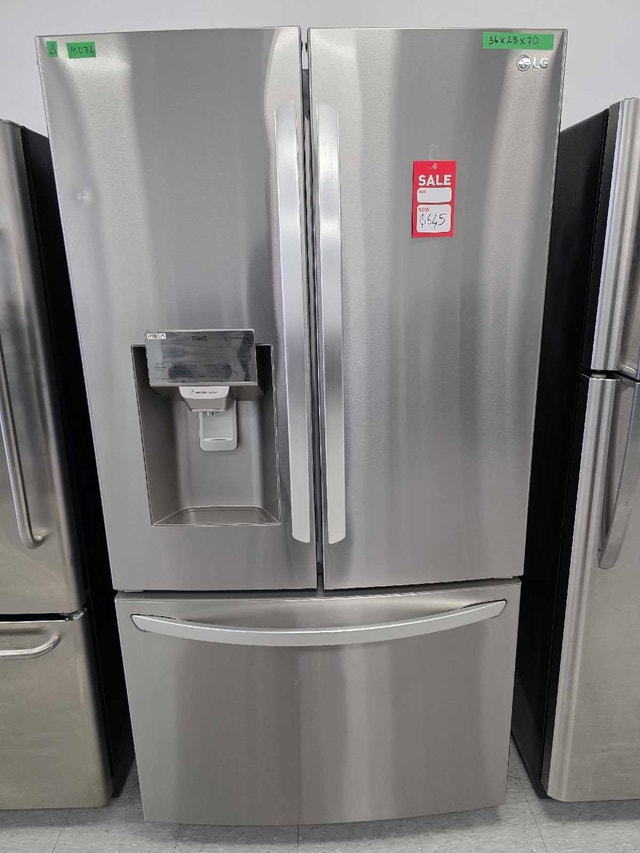 LG 26 cu ft Smart French Door Fridge Dual Ice – $645