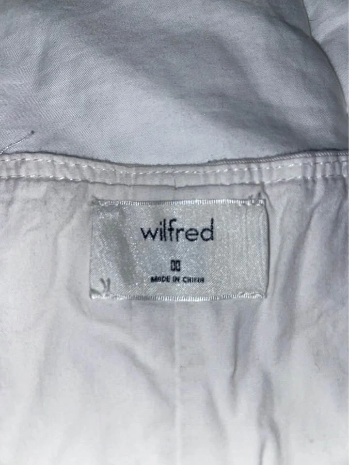 White Aritzia Wilfred Corset-like Crop Top Size 00 - photo 3