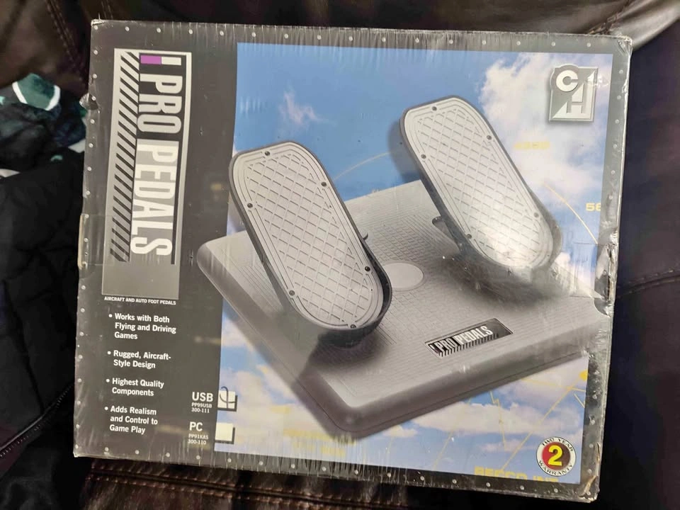 CH Pro Pedals USB Flight Sim Racing Game PP99USB (300-111)