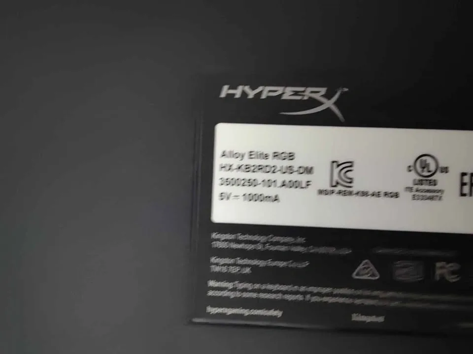 HyperX Gaming Keyboard HX-KB2RD2-US DM/R1 Wired Mechanical - photo 4