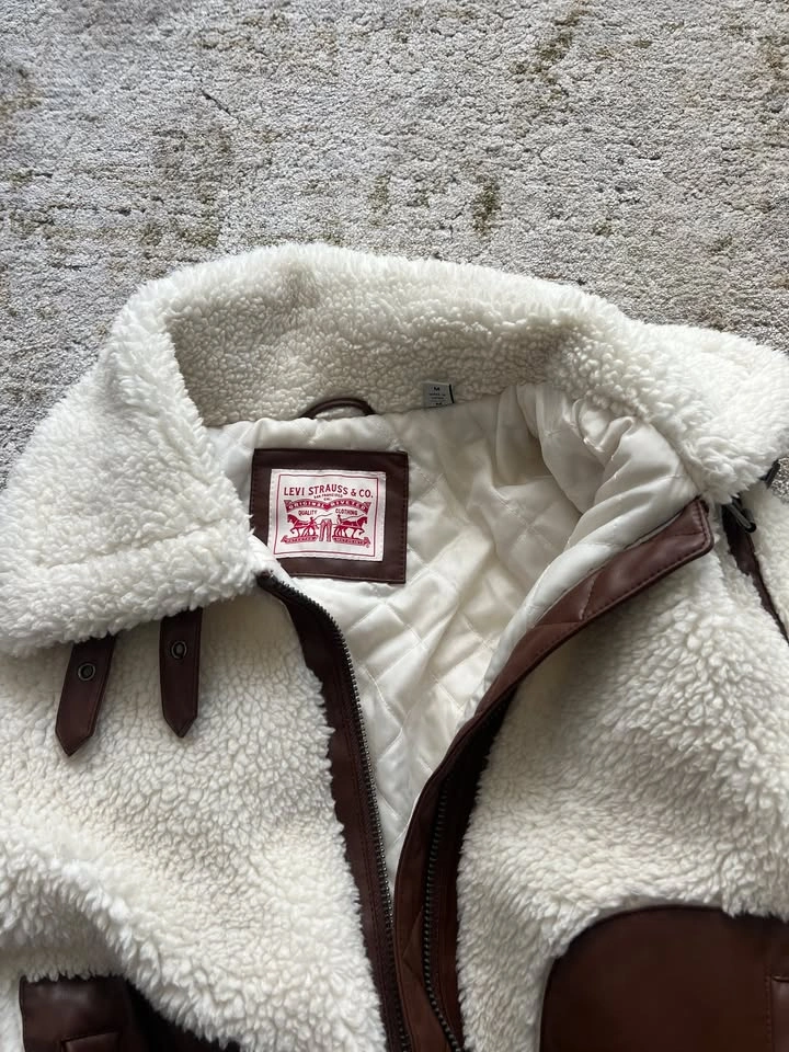 Levi's Womens Reversible Sherpa Faux Leather Jacket - photo 2