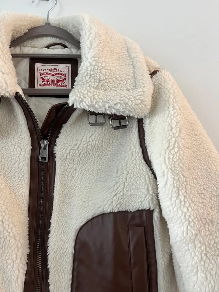 Levi's Womens Reversible Sherpa Faux Leather Jacket - photo 3