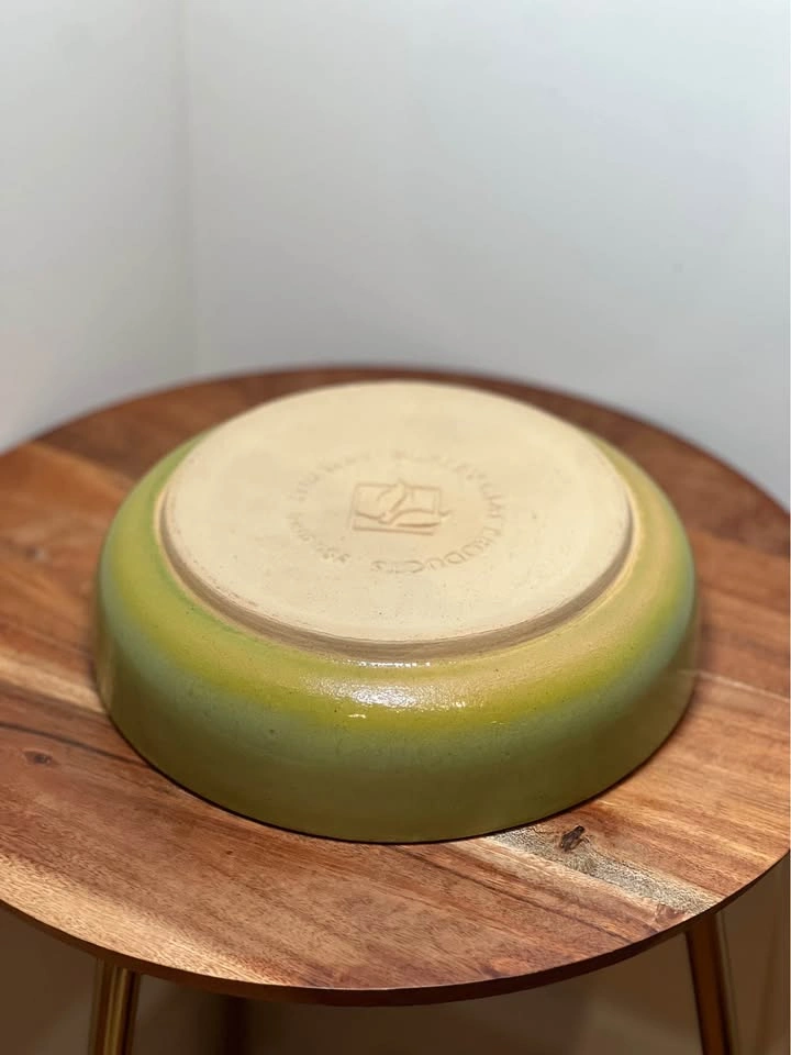 Burley Clay Products Shallow Bowl Planter Spring Green - photo 5