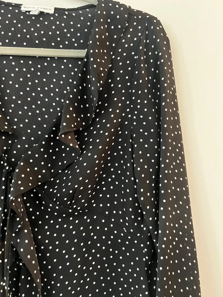 Maison d'Amelie Polka dot blouse - photo 2