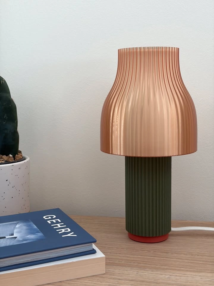 Unique Green Table Lamp - photo 2
