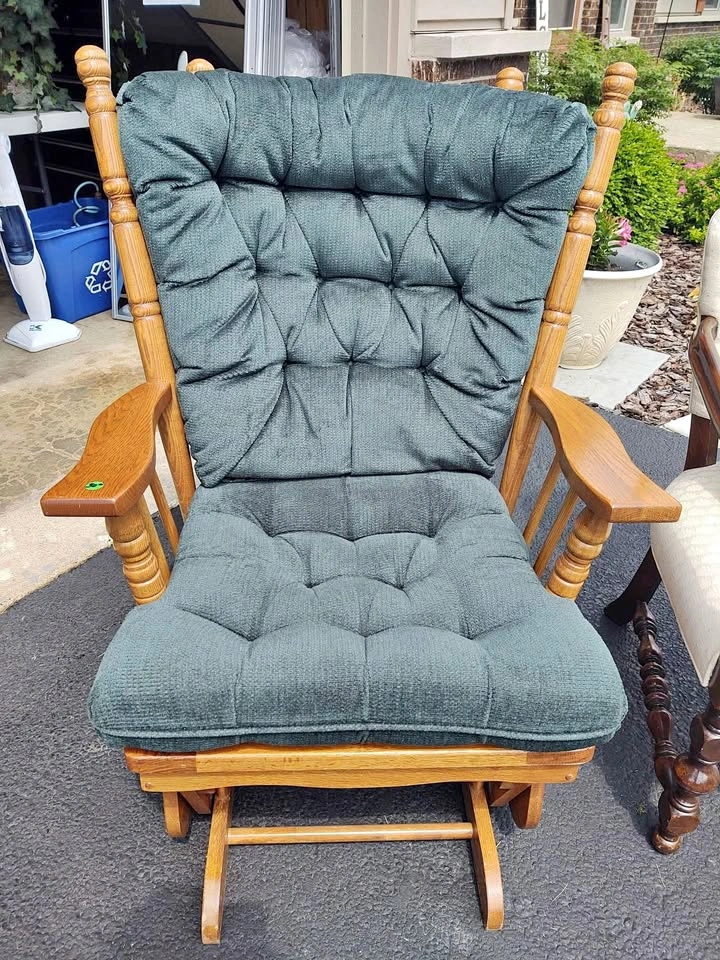 Solid Oak Rocking Chair