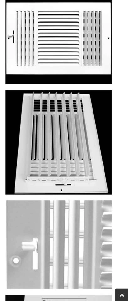 HVAC Premium 18" X 6" 3-Way Air Supply Grille - White - photo 4