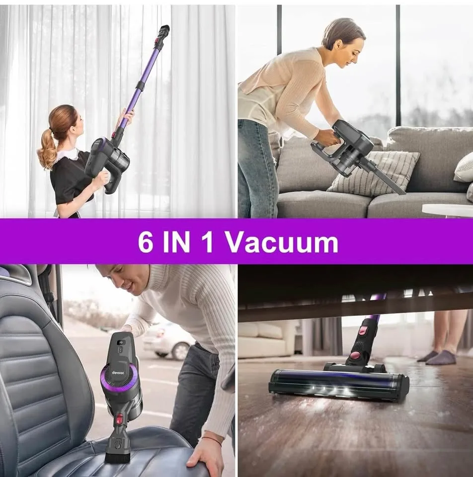 New and sealed 6 in 1 cordless vacuum cleaner image indicator(5)