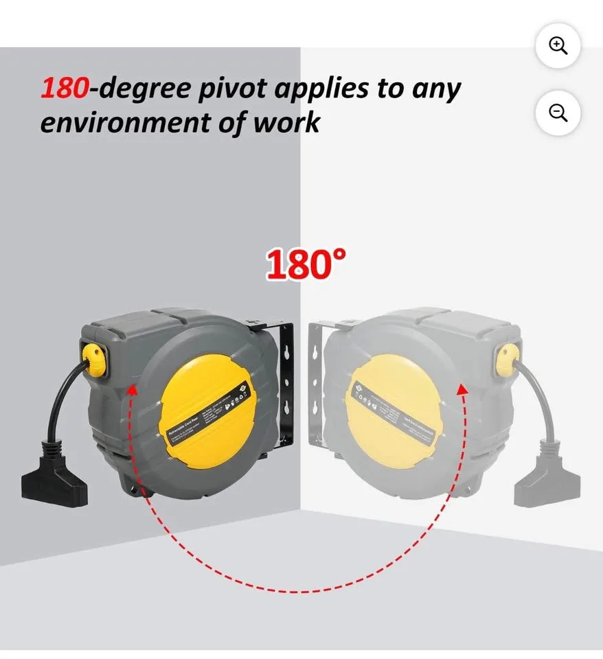 New in box Geevorks retractable power cord reel image indicator(6)