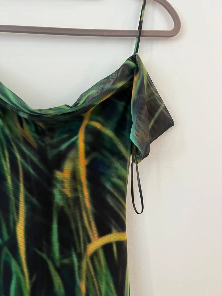 Zara Mesh Green Dress - photo 2