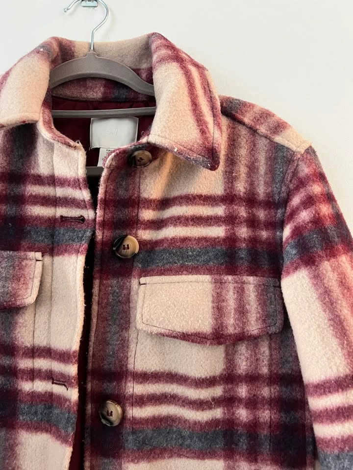 Plaid Oversized Shacket/Coat - photo 5