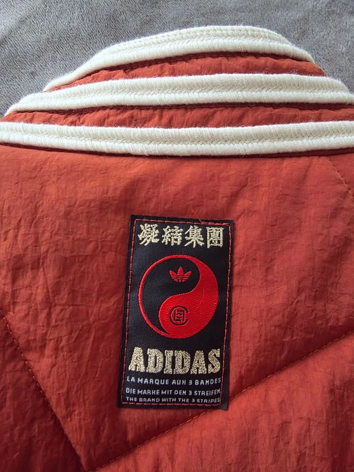 adidas x CLOT by Edison Chen Wrap Jacket 'Vermillion' - photo 3