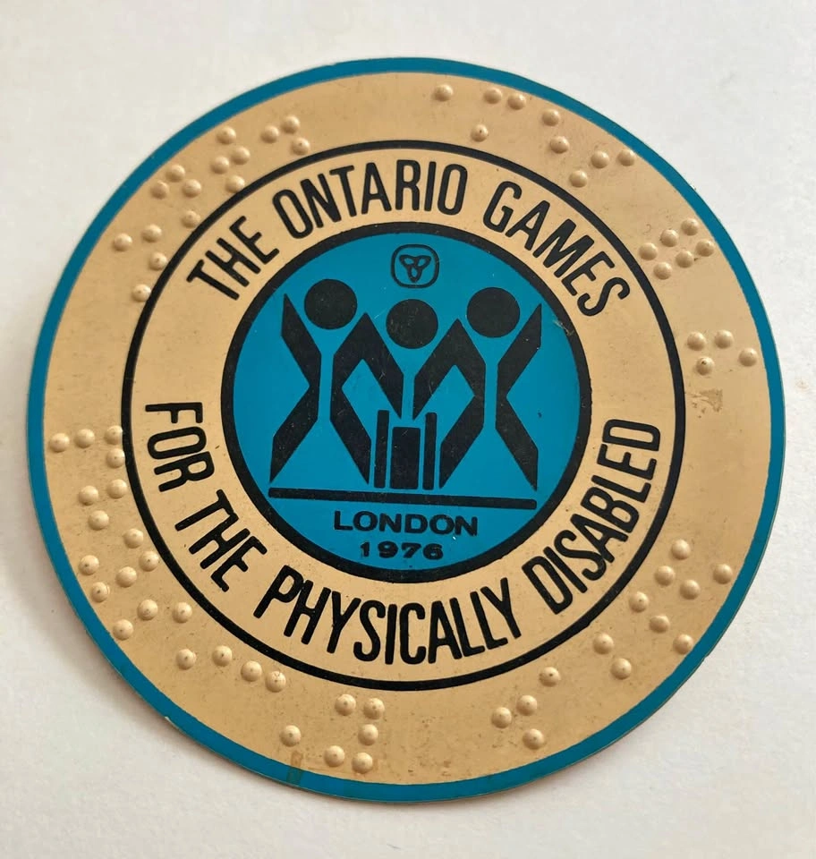 1976 Ontario Games For The Physically Disabled Pin
