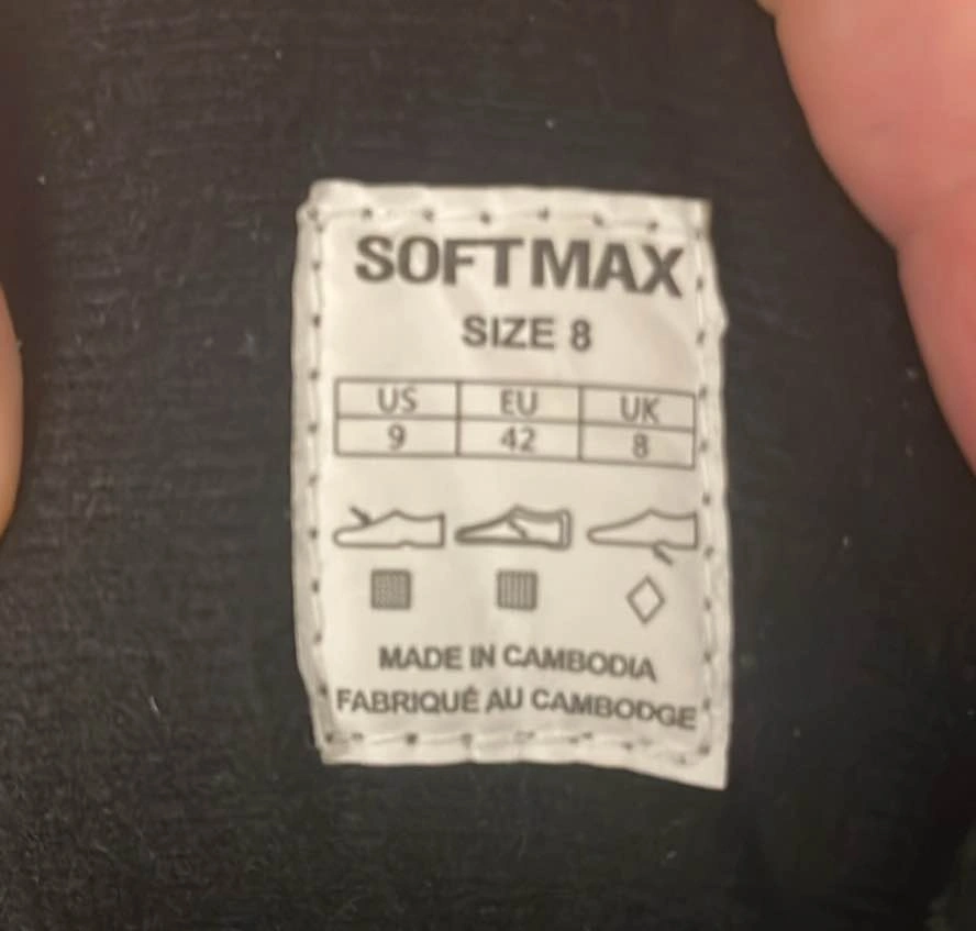 Softmax Ice Skates Black Blue Size 8 US 9 - photo 2