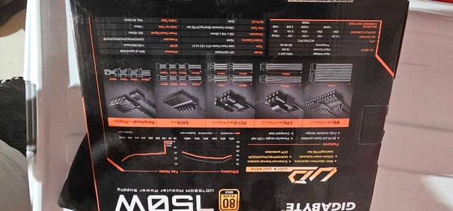 GIGABYTE GP-UD750GM 750W 80 Plus Gold Certified Fully Modular - photo 3